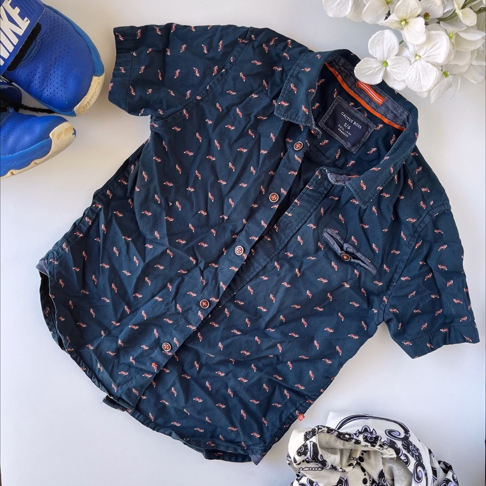 3/$20 Cactus Boys Button Down Shirt